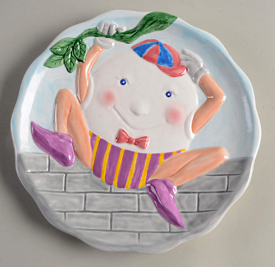 Humpty Dumpty Salad Plate by Fitz & Floyd-1