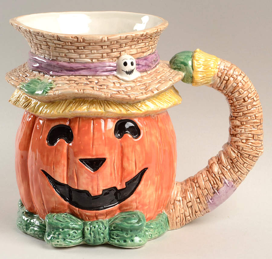 Jack O Lantern 48 Oz Pitcher by Fitz & Floyd-1