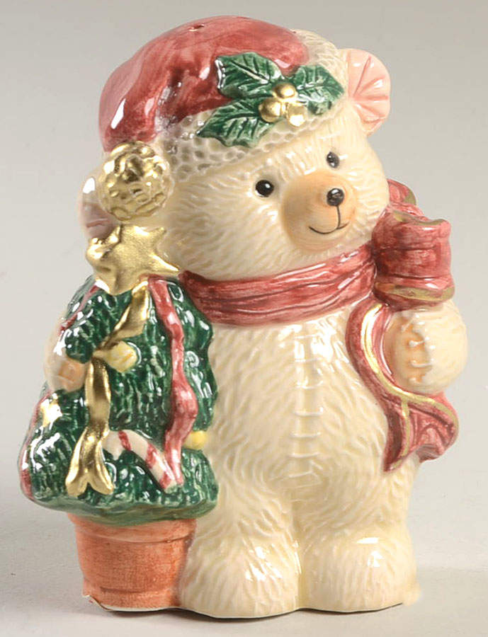 Holiday Bear Salt Shaker by Fitz & Floyd-1