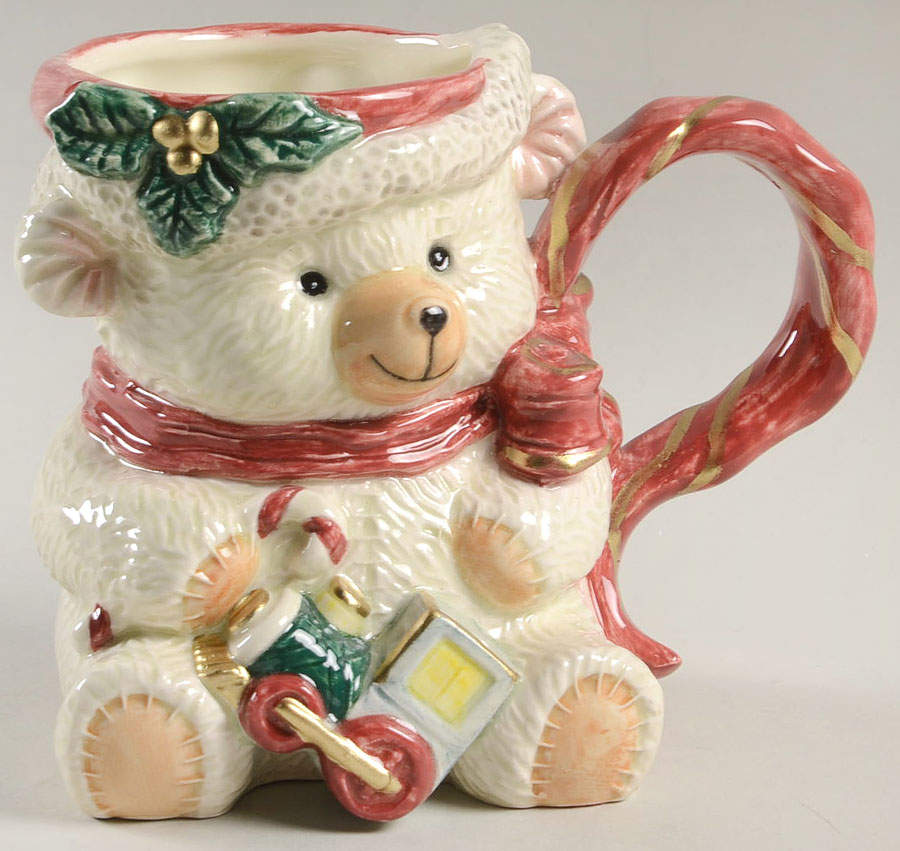 Holiday Bear Mug by Fitz & Floyd-1