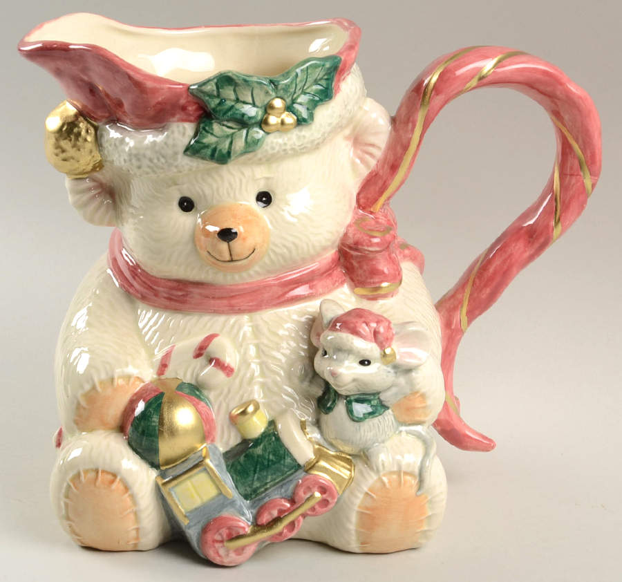 Holiday Bear 64 Oz Pitcher by Fitz & Floyd-1