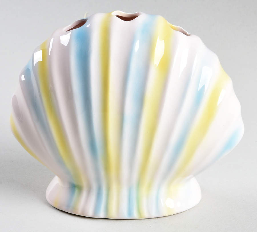Rainbow Shell Toothbrush Holder by Fitz & Floyd-1