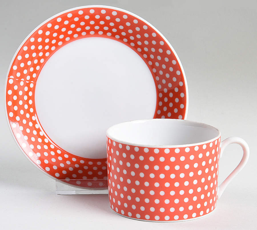 FIT151 Flat Cup & Saucer Set by Fitz & Floyd-1