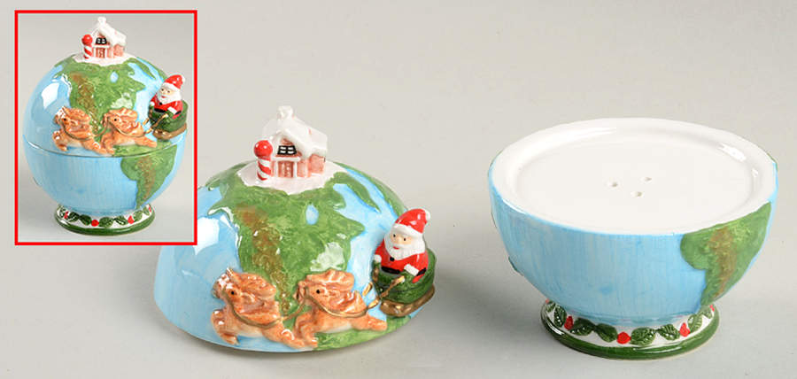 FIT153 Stacking Salt & Pepper Set by Fitz & Floyd-1