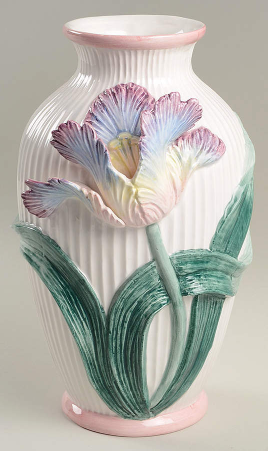 Country Tulip 11" Vase by Fitz & Floyd-1