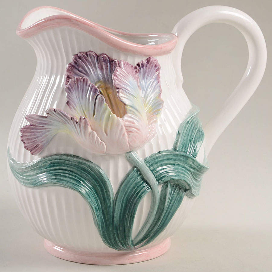 Country Tulip 72 Oz Pitcher by Fitz & Floyd-1