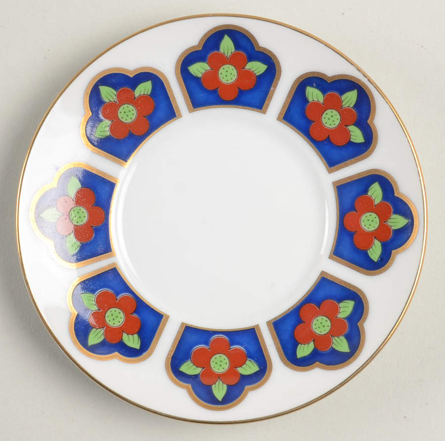 Oriental Flower 3-Piece Pot de Creme, Underplate Only by Fitz & Floyd-1