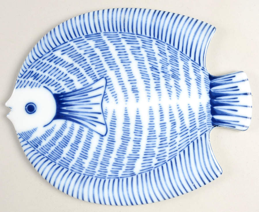 Fishes Blue Trivet by Fitz & Floyd-1