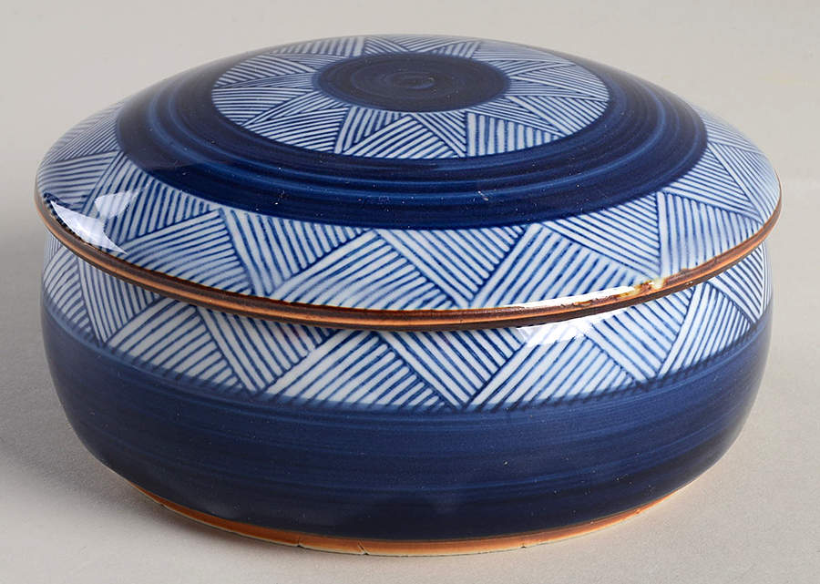 FIT159 5" Round Box & Lid by Fitz & Floyd-1