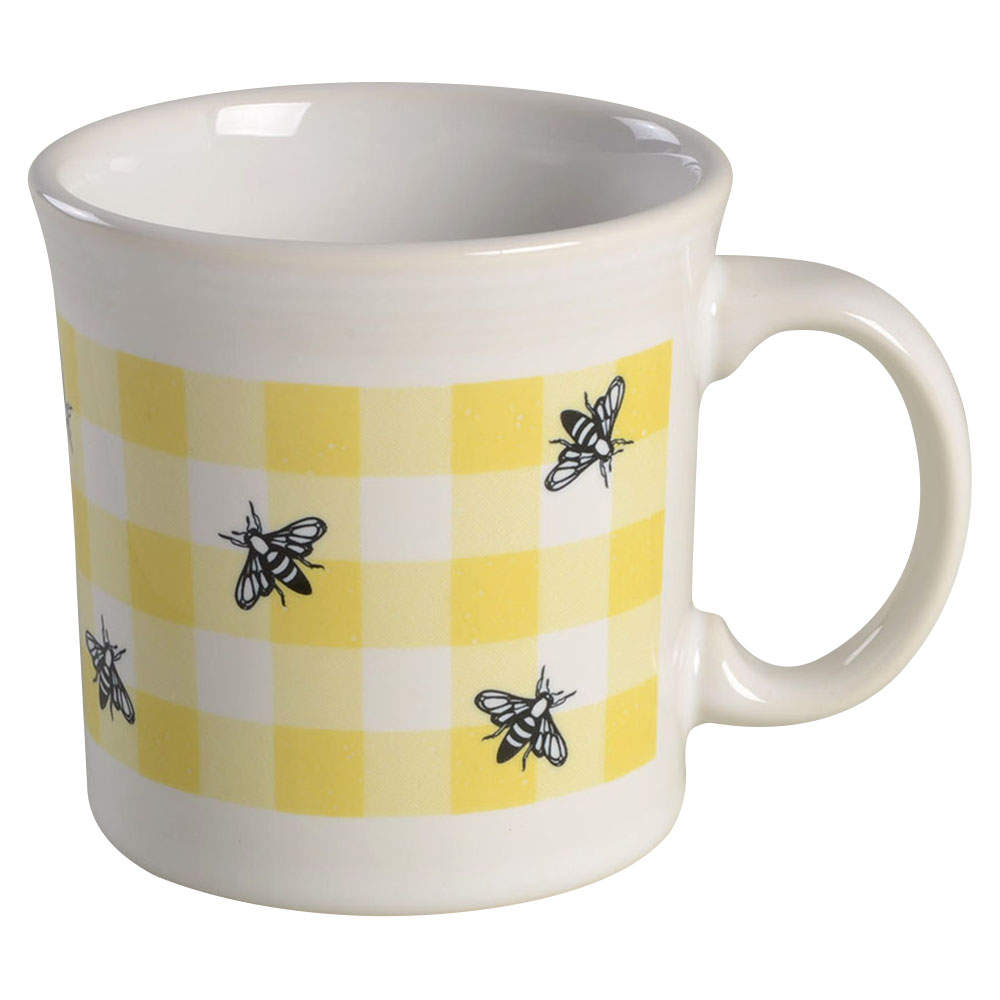 Fiesta Gingham Bees 12 Oz Java Mug by Fiesta Tableware Company-1