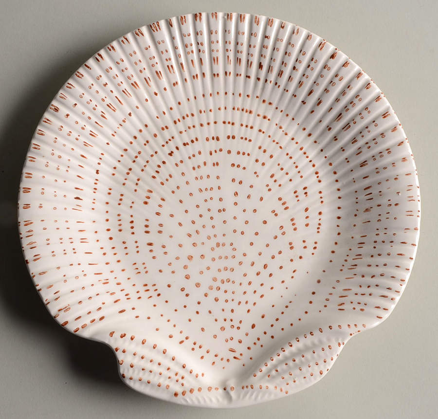 Conch Shell Shell Shaped Dish by Fitz & Floyd-1