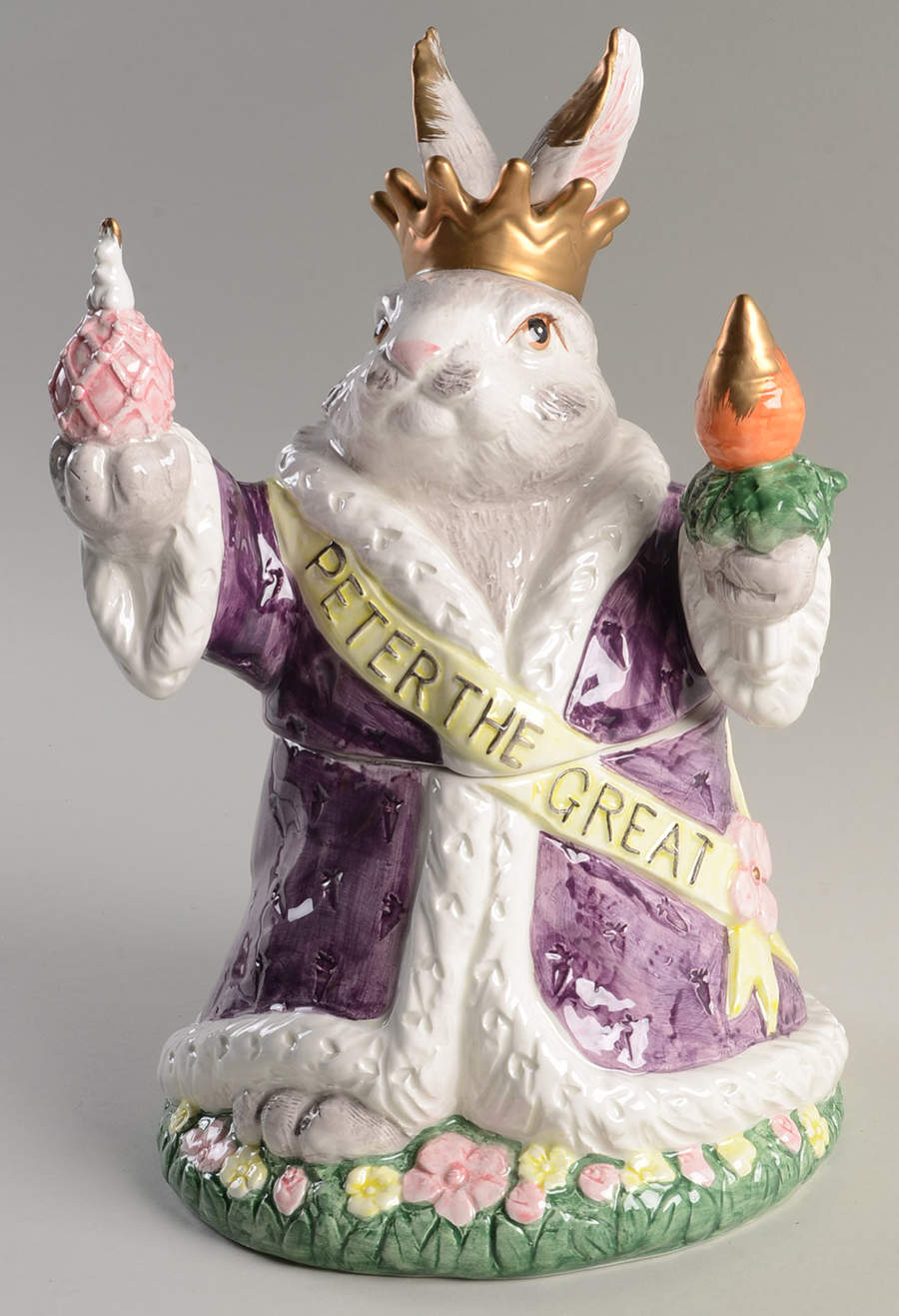 Peter the Great Cookie Jar & Lid by Fitz & Floyd-1