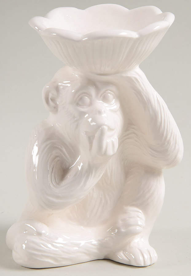 Monkey Shines 4" Candlestick by Fitz & Floyd-1