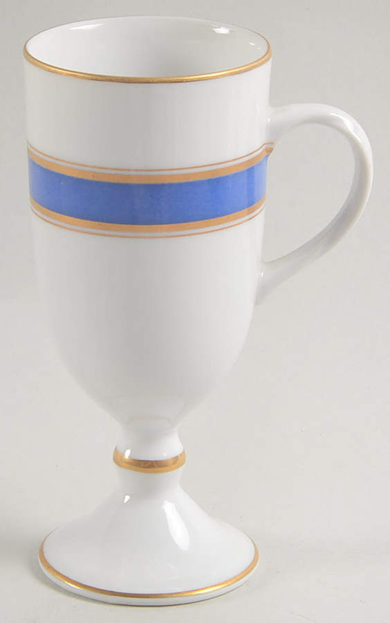 Blue Color Band Irish Coffee Cup by Fitz & Floyd-1