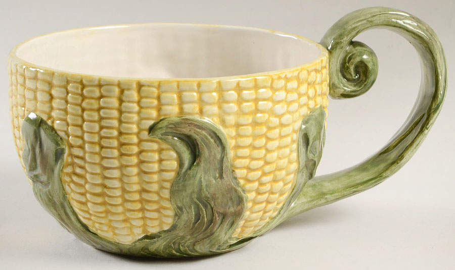 Corn (Omnibus) Soup Mug by Fitz & Floyd-1