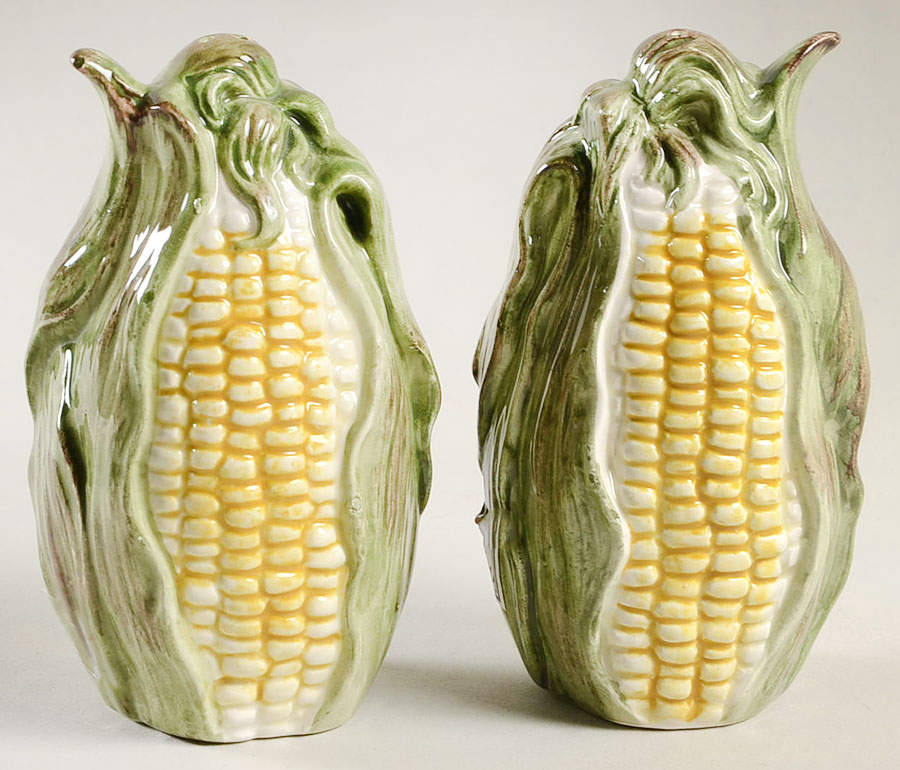 Corn (Omnibus) Salt & Pepper Set by Fitz & Floyd-1