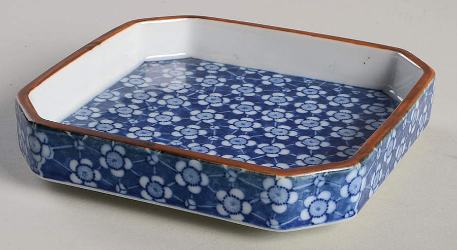 Plum Flower Octagonal Dish by Fitz & Floyd-1