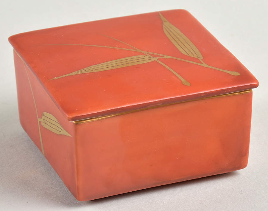 Bamboo Trinket Box & Lid by Fitz & Floyd-1