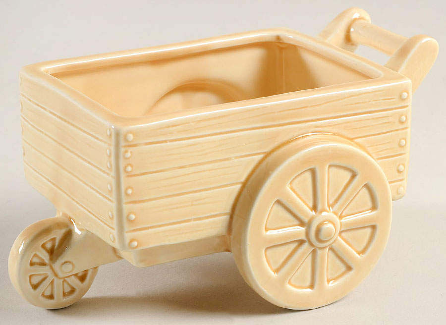 Village Green Apple Annie Candy Box No Lid by Fitz & Floyd-1