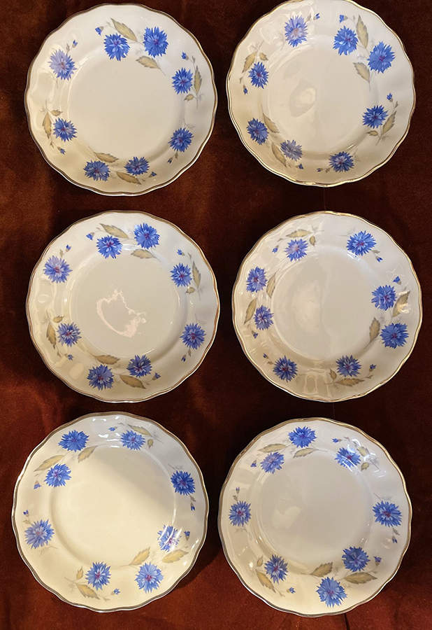 Cornflower Salad Plate by Favolina-Karolina-1