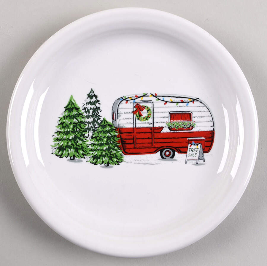 Fiesta Christmas Trailer Bistro Deep Salad Plate by Fiesta Tableware Company-1