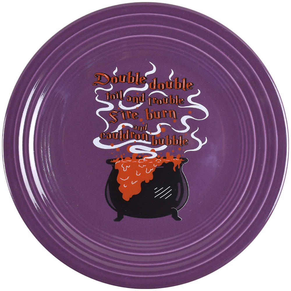 Fiesta Halloween Cauldron Luncheon Plate by Fiesta Tableware Company-1