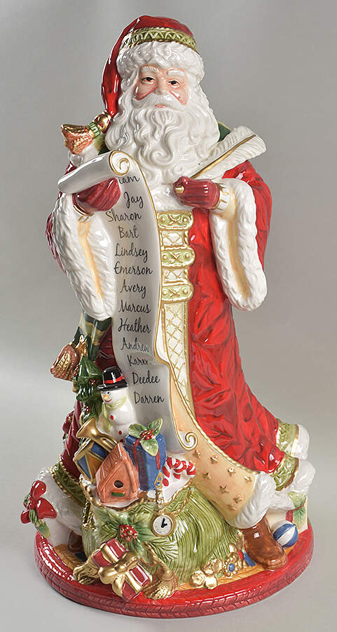 Holiday Home Santa Claus Figurine by Fitz & Floyd-1