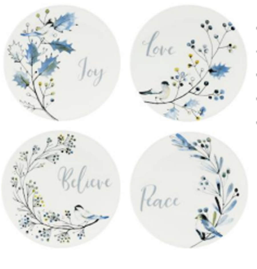 Noel Noir Appetizer Plate by Fitz and Floyd-1