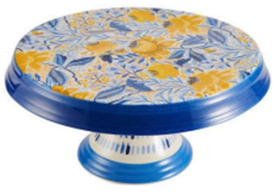 Madeline 10" Diameter Pedestal Cake Stand by Fitz and Floyd-1