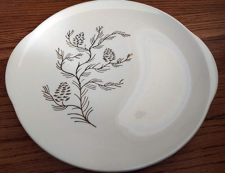 FSX206 Handled Cake Plate by French Saxon-1