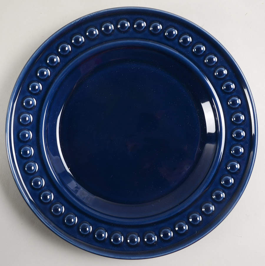 Delmar Dark Blue Salad Plate by Fapor (Portugal)-1