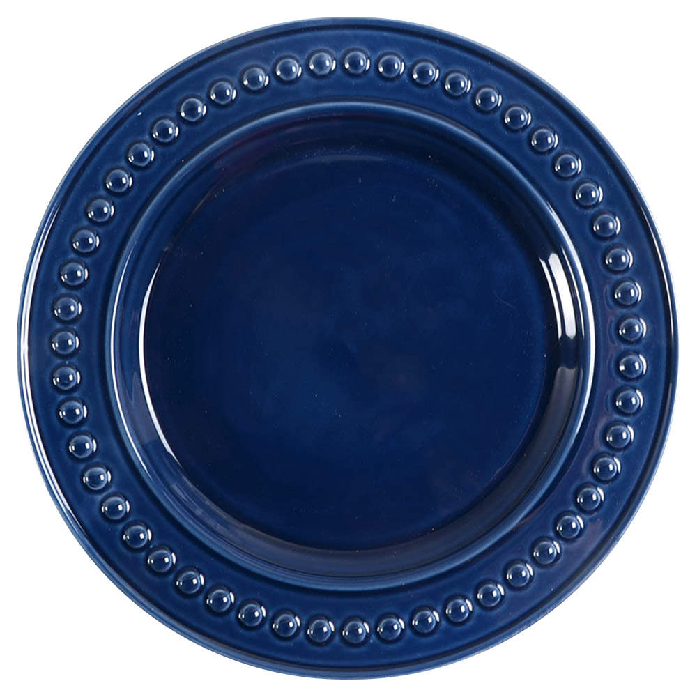 Delmar Dark Blue Dinner Plate by Fapor (Portugal)-1