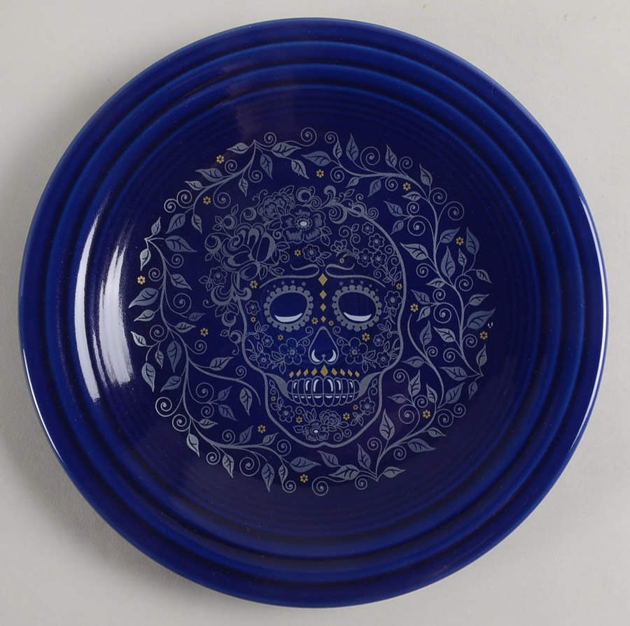 Fiesta Skull and Vine Twilight Luncheon Plate by Fiesta Tableware Company-1