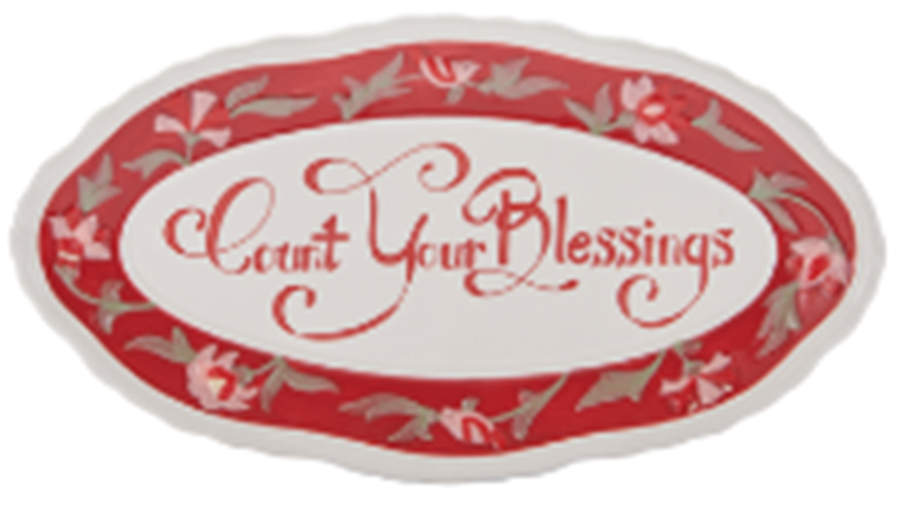 Chalet Sentiment Tray by Fitz and Floyd-1