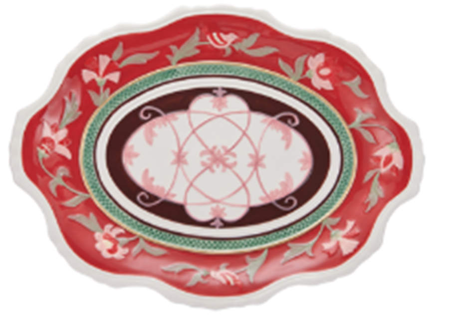 Chalet 16" Oval Serving Platter by Fitz and Floyd-1