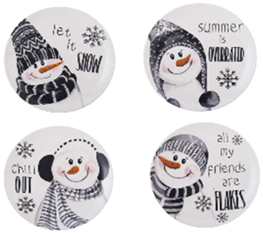 Snow Days Party Plate by Fitz and Floyd-1