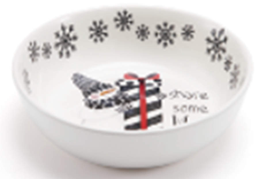 Snow Days 9" Round Serving Bowl by Fitz and Floyd-1