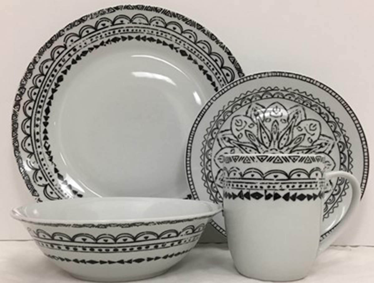 Ink Dinner Plate by Fitz and Floyd-1
