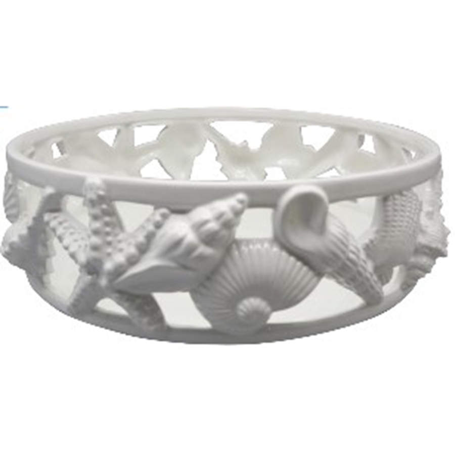 Coastal Home Large Round Decorative Bowl by Fitz and Floyd-1