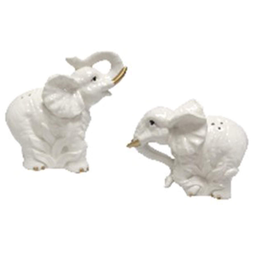 Villa Palm Figural Salt & Pepper Set by Fitz and Floyd-1