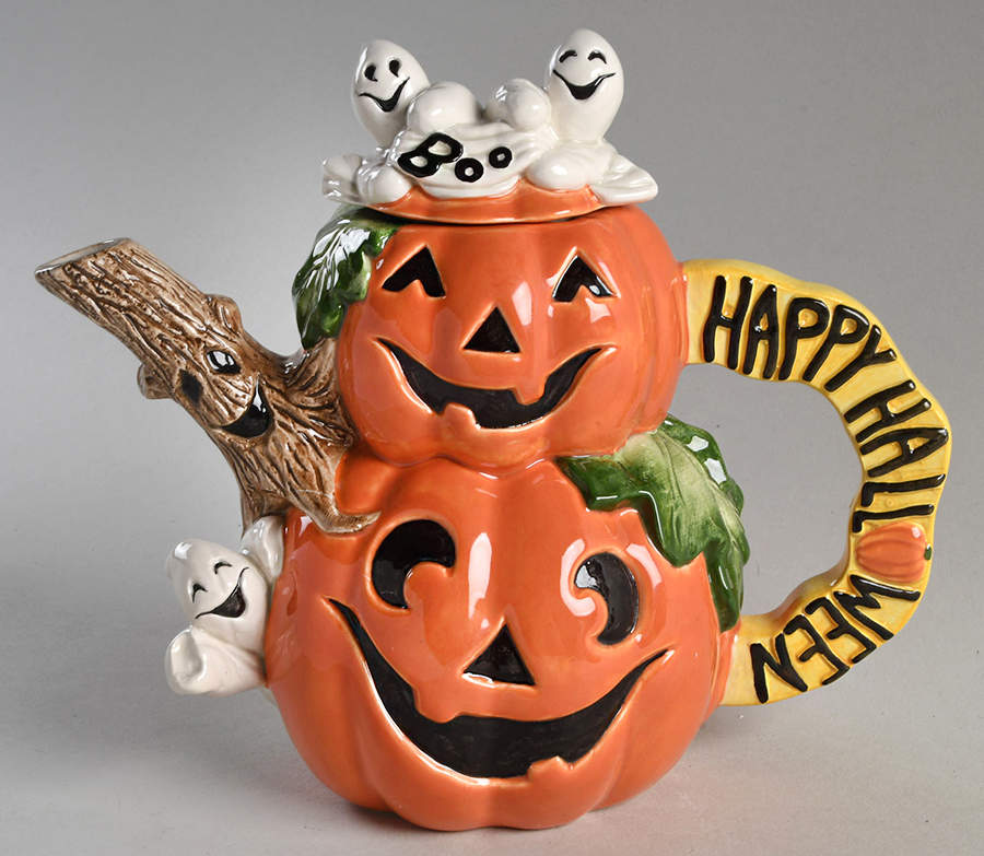 Happy Halloween Teapot & Lid by Fitz & Floyd-1