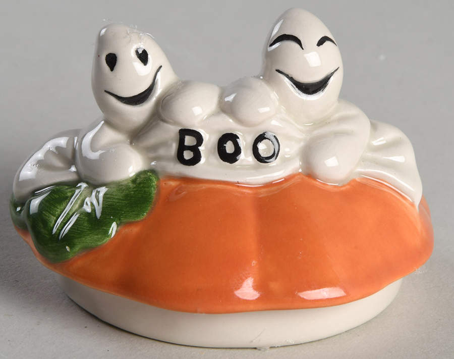 Happy Halloween Lid for Sugar Bowl by Fitz & Floyd-1