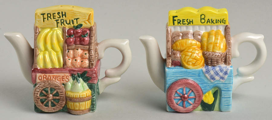Marketplace Carts Salt & Pepper Set by Fitz & Floyd-1