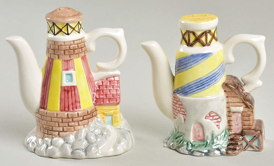 Lighthouse Salt & Pepper Set by Fitz & Floyd-1