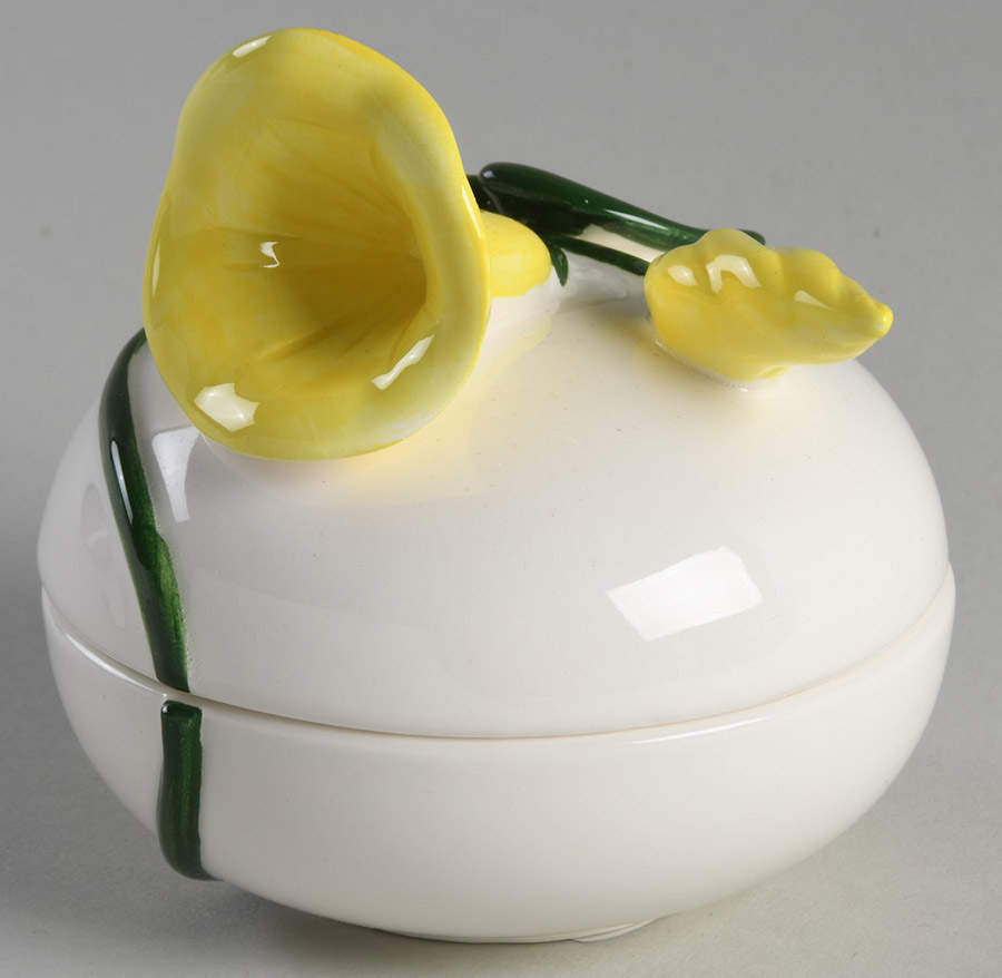 Morning Glory 3" Round Box & Lid by Fitz & Floyd-1