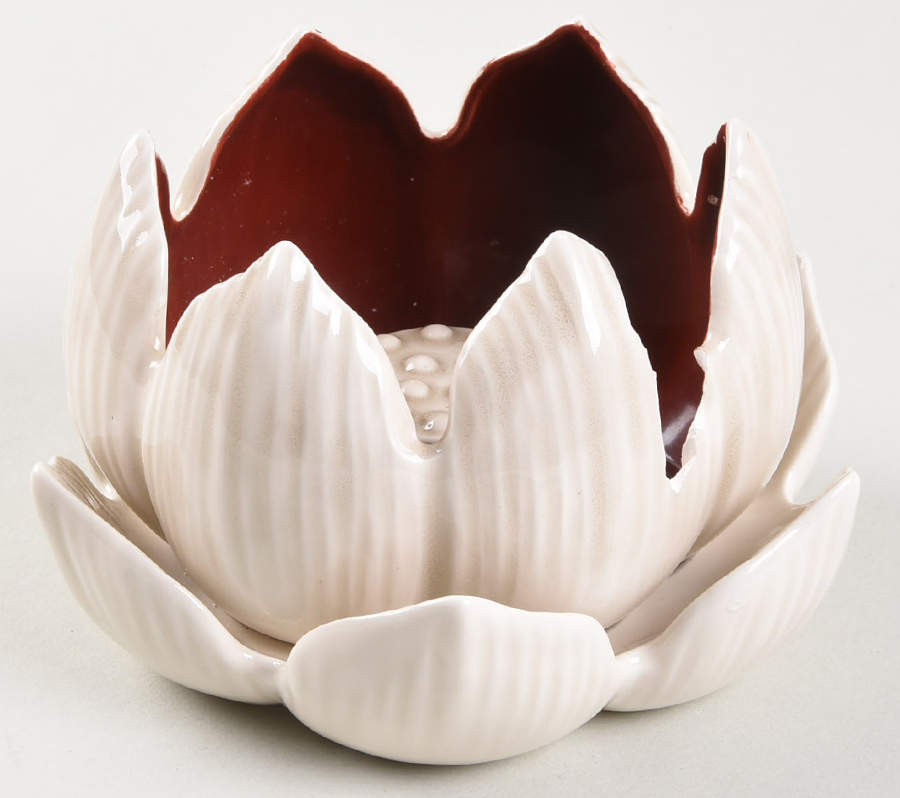 Lotus 3" Ashtray by Fitz & Floyd-1