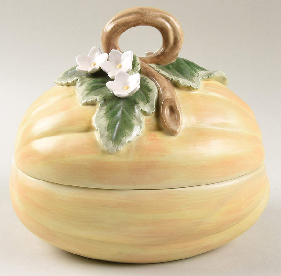 Melon Figural Covered Box by Fitz & Floyd-1