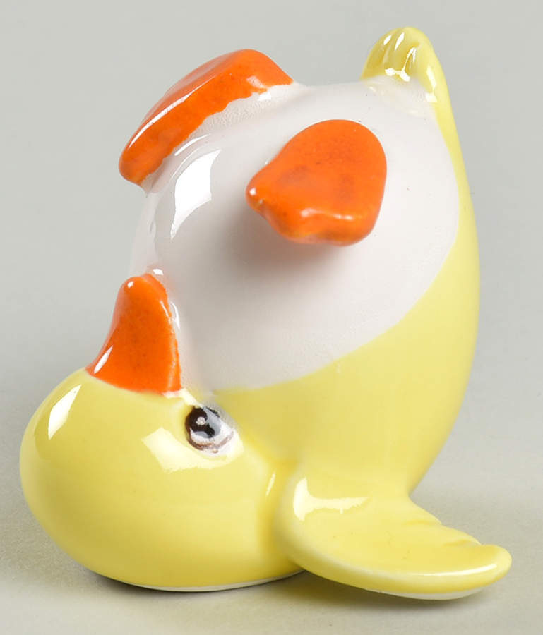 Ducklings Head Tumbling Duck Figurine by Fitz & Floyd-1