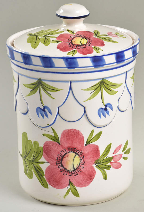 FIT183 Small Canister & Lid by Fitz & Floyd-1