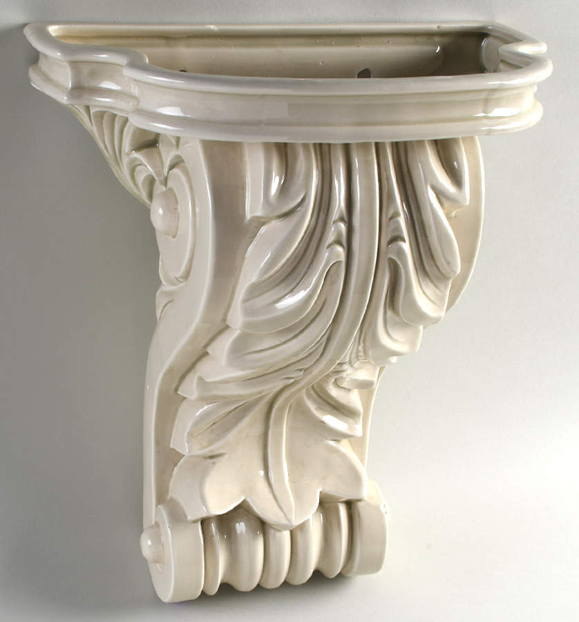 Acanthus 14" Wall Planter by Fitz & Floyd-1